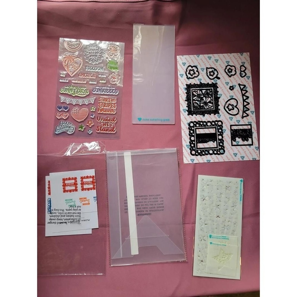 Diamond Press Nesting Frames Summer Stamp & Die Kit